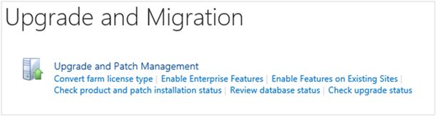 Upgrade and Migration